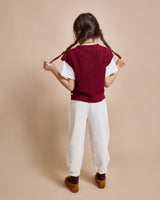 Búho twill girly pants ivory