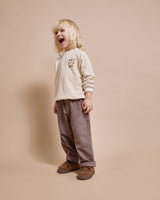 Búho twill pants taupe