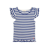 Búho fancy rib t-shirt royal blue