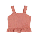 Búho linen top argile