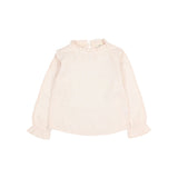 Búho lurex blouse cream pink