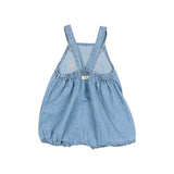 Búho baby denim linnen jumpsuit washed denim