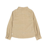 Búho check blouse wheat
