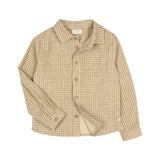Búho check blouse wheat