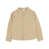 Búho check blouse wheat
