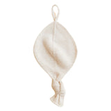 Hvid Titi speen- en knuffeldoekje cream