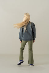 House of Jamie Shoulder Sweater Dark Slate