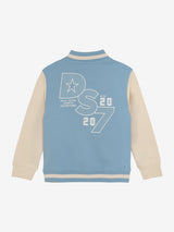 Daily Seven Oversized Bomber Jacket Ashley Blue