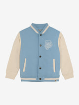 Daily Seven Oversized Bomber Jacket Ashley Blue