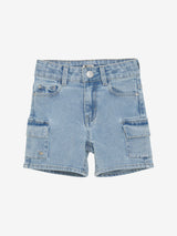 Daily Seven Cargo Denim Shorts Medium Denim