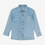 Daily Seven Denim Shirt Backprint Denim