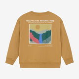 Daily Seven Oversized Sweater Backprint Light Chestnut