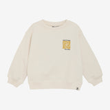 Daily Seven Oversized Sweater Backprint Sandshell