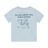 Daily Seven T-shirt Nappy Backprint Celestial Blue