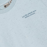 Daily Seven T-shirt Nappy Backprint Celestial Blue