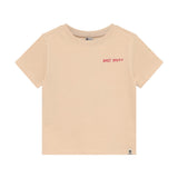 Daily Seven T-shirt Backprint Latte Sand