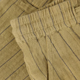 Daily Seven Shorts Small Stripe Pale Olive Green