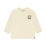 Daily Seven T-shirt Longsleeve Backprint Sandshell