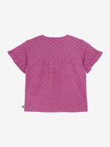 Daily Seven - Shirt Embroidery Cherry Purple