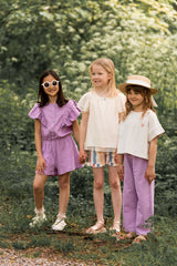 House of Jamie Broidery Culotte Lavender