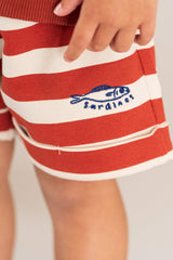 House of Jamie Bermuda Baked Apple Stripes