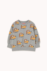 Tinycottons dogs sweatshirt medium grey heather