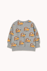 Tinycottons dogs sweatshirt medium grey heather