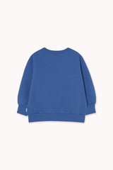 Tinycottons tiny waves red graphic sweatshirt dark blue