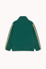 Tinycottons towel mockneck sweatshirt dark green