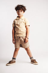 Baje Studio Hernani shorts Taupe cafe