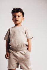 Baje Studio Cruz trui Sand melange
