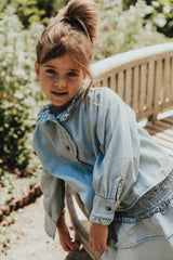 Baje Studio Lala blouse Blue denim light