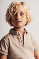 Baje Studio Teba shirt Taupe cafe