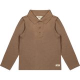 Baje Studio Broc poloshirt Brown cacao
