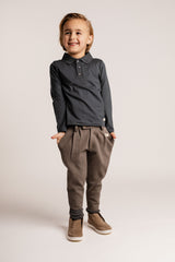 Baje Studio Broc poloshirt Blue vintage