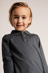 Baje Studio Broc poloshirt Blue vintage