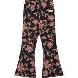 Baje Studio Preda flared legging Brown AOP