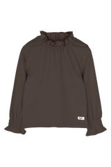 Baje Studio Healy shirt Brown choco