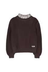 Baje Studio Mai trui Brown choco