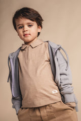 Baje Studio Ferry shirt Taupe light
