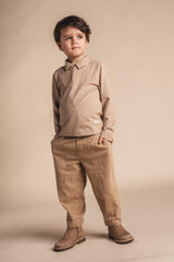 Baje Studio Ferry shirt Taupe light