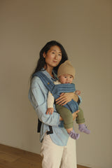 Hvid beanie Fonzie Kids sand