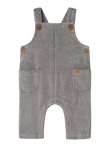 Lil' Atelier Baby Lamik sweat overall Ultimate Grey