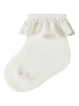 Lil' Atelier Baby Dertrud sokken Coconut Milk