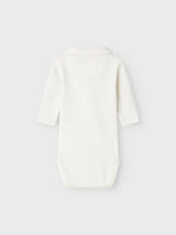 Lil' Atelier Baby Fundo romper longsleeve Coconut Milk