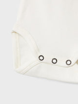 Lil' Atelier Baby Fundo romper longsleeve Coconut Milk