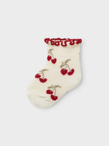 Lil' Atelier Baby Darlene sok Turtledove CHERRY