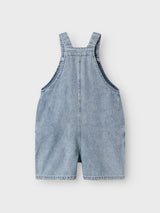 Lil' Atelier Mini Funda denim short overall Medium Blue Denim