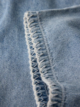 Lil' Atelier Mini Funda denim short overall Medium Blue Denim