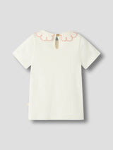 Lil' Atelier Mini Fundo ss slim top Coconut Milk ROSE TAN